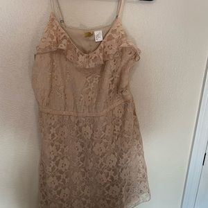 $10 H&M pink lace dress ASO Teen Wolf!